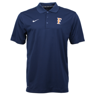 Nike "F" Logo Varsity Performance Polo - Navy